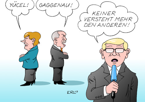 Cartoon: zuviele Fremdwörter (medium) by Erl tagged türkei,präsident,erdogan,präsidialsystem,abbau,demokratie,menschenrechte,meinungsfreiheit,pressefreiheit,wahlkampf,auftritt,minister,deutschland,absage,stadt,gaggenau,sicherheit,verstimmung,beziehung,verschlechterung,ton,schärfe,sprache,fremdsprache,fremdwörter,fall,deniz,yücel,journalist,haft,bundeskanzlerin,angela,merkel,karikatur,erl,türkei,präsident,erdogan,präsidialsystem,abbau,demokratie,menschenrechte,meinungsfreiheit,pressefreiheit,wahlkampf,auftritt,minister,deutschland,absage,stadt,gaggenau,sicherheit,verstimmung,beziehung,verschlechterung,ton,schärfe,sprache,fremdsprache,fremdwörter,fall,deniz,yücel,journalist,haft,bundeskanzlerin,angela,merkel,karikatur,erl