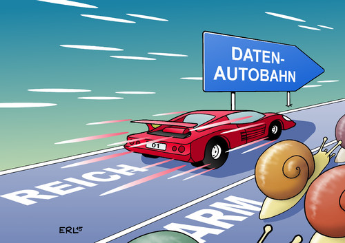 Cartoon: Zwei-Klassen-Internet (medium) by Erl tagged internet,netz,neutralität,klassenlos,gesellschaft,zweiklassengesellschaft,spaltung,arm,reich,kapitalismus,geld,geschwindigkeit,datenautobahn,daten,eu,karikatur,erl,internet,netz,neutralität,klassenlos,gesellschaft,zweiklassengesellschaft,spaltung,arm,reich,kapitalismus,geld,geschwindigkeit,datenautobahn,daten,eu,karikatur,erl