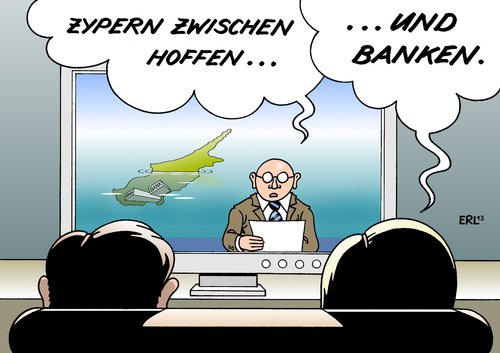 Cartoon: Zypern (medium) by Erl tagged zypern,pleite,schulden,banken,euro,eu,russland,rettungsplan,hilfe,absage,finanzen,geld,hoffen,hoffnung,zypern,pleite,schulden,banken,euro,eu,russland,rettungsplan,hilfe,absage,finanzen,geld,hoffen,hoffnung