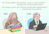 Cartoon: 40 Jahre Die Grünen (small) by Erl tagged politik,die,grünen,partei,gründung,jubiläum,40,jahre,veränderung,haare,bart,stricken,laptop,ökologie,antiatombewegung,feminismus,umweltschutz,klimaschutz,basisdemokratie,pazifismus,ideale,verrat,mitte,gesellschaft,karikatur,erl