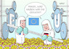 Cartoon: Achse Paris Berlin (small) by Erl tagged politik,corona,virus,pandemie,kontaktverbot,ausgang,beschränkung,schließung,lockdown,wirtschaft,tourismus,eu,versagen,solidarität,wiederentdeckung,achse,paris,berlin,deutschland,frankreich,macron,merkel,aufbauplan,euro,geld,europa,karikatur,erl