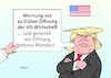 Cartoon: Ärztliche Warnung (small) by Erl tagged politik,corona,virus,pandemie,covid19,usa,präsident,donald,trump,verleugnung,verharmlosung,tipps,gefahr,gesundheit,schuldzuweisung,krisenmanagement,mangelhaft,lockdown,spät,lockerungen,öffnung,wirtschaft,früh,warnung,virologe,fauci,berater,karikatur,erl