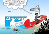 Cartoon: AfD (small) by Erl tagged afd,richtung,streit,machtkampf,entmachtung,bernd,lucke,vorsitz,frauke,petry,rechtsruck,stimmenfang,fischen,rand,petri,heilrechtspopulismus,rechtsextremismus,braun,sumpf,karikatur,erl