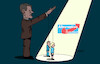Cartoon: AfD (small) by Erl tagged politik,partei,afd,parteitag,wiederwahl,doppelspitze,weidel,chrupalla,hintergrund,fäden,hand,höcke,hitlergruß,rechtsextremist,rechtsextremismus,karikatur,erl