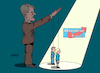 Cartoon: AfD Marionettentheater (small) by Erl tagged politik,partei,afd,wahl,vorsitzende,doppelspitze,marionetten,tino,chrupalla,alice,weidel,erstarkung,flügel,rechtsextremismus,fäden,hand,björn,höcke,rechtsruck,karikatur,erl