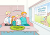 Cartoon: Alles anders (small) by Erl tagged politik,gesundheit,krankheit,corona,covid19,pandemie,virus,coronavirus,maßnahmen,kontaktverbot,ausgangsbeschränkung,schließung,schulen,kitas,kindergärten,geschäfte,reiseverbot,ostern,anders,daheim,zuhause,osterhase,mundschutz,ostereier,post,karikatur,erl