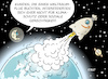 Cartoon: Amazon im All (small) by Erl tagged politik,wissenschaft,technik,raumfahrt,privatisierung,wettlauf,richard,branson,virgin,galactic,jeff,bezos,amazon,elon,musk,tesla,rakete,kommerz,geldsack,geld,soziale,gerechtigkeit,klimaschutz,welt,weltall,erde,mond,saturn,sterne,karikatur,erl