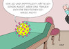 Cartoon: Analyse (small) by Erl tagged politik,corona,virus,pandemie,covid19,vierte,welle,deutschland,maßnahmen,ungenügend,wirksamkeit,2g,geimpft,genesen,geimpfte,genesene,impfpflicht,analyse,psychoanalyse,couch,angst,mut,freud,karikatur,erl