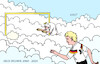 Cartoon: Andi Brehme (small) by Erl tagged politik,sport,fußball,nationalspieler,andi,brehme,tod,weltmeisterschaft,1990,endspiel,finale,siegtor,elfmeter,weltmeister,himmel,petrus,torwart,torhüter,karikatur,erl