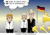 Cartoon: Argument für die Frauenquote (small) by Erl tagged christian,wulff,rücktritt,bundespräsident,affären,skandale,geld,macht,verabschiedung,zapfenstreich,frau,bettina,weltfrauentag,frauentag,märz,frauenquote,argument