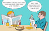 Cartoon: Aschermittwoch (small) by Erl tagged politik,politischer,aschermittwoch,bayern,bier,leberkäse,rede,deftig,innehalten,buße,askese,frühstück,zeitung,karikatur,erl