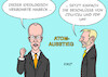 Cartoon: Atomausstieg (small) by Erl tagged politik,deutschland,ausstieg,atomkraft,atomenergie,beschluss,bundesregierung,cdu,csu,fdp,schwarz,gelb,angela,merkel,atomunglück,supergau,fukushima,japan,umsetzung,koalition,ampel,bündnis90,die,grünen,grüne,wirtschaftsminister,robert,habeck,kritik,friedrich,merz,christian,lindner,karikatur,erl