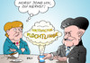 Cartoon: Atombombentest (small) by Erl tagged nordkorea,diktator,kim,jong,un,atombombe,test,atombombentest,atompilz,streit,flüchtlingspolitik,schwesterparteien,bundestregierung,cdu,csu,forderung,obergrenze,ministerpräsident,horst,seehofer,bayern,bundeskanzlerin,angela,merkel,deutschland,flüchtlinge,k