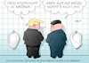 Cartoon: Atomknopf (small) by Erl tagged usa,präsident,donald,trump,konflikt,nordkorea,diktator,kim,jong,un,atomwaffen,atombombe,roter,knopf,schreibtisch,größe,macht,konkurrenz,männlichkeit,imponiergehabe,pissoir,urinal,vergleich,genitalien,schicksal,erde,welt,männer,karikatur,erl