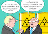 Cartoon: Atomkraft nachhaltig (small) by Erl tagged politik,klima,klimawandel,erderwärmung,co2,eu,klimaneutralität,nachhaltigkeit,diskussion,atomkraft,wiederbelebung,energie,knappheit,krieg,russland,ukraine,putin,erpressung,erdgas,atommüll,greenwashing,biomüll,entsorgung,biotonne,karikatur,erl