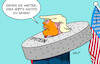 Cartoon: Auf einmal medienscheu (small) by Erl tagged politik,usa,trump,kontakt,sexualstraftäter,epstein,herunterspielen,gespür,basis,verloren,mühlstein,hals,karikatur,erl