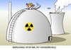 Cartoon: Ausstieg (small) by Erl tagged atomenergie,ausstieg,energiewende,2021,2022,standby,reserve,sicherheit,hintertür,hintertürchen,deutschland,cdu,csu,fdp,schwarz,gelb,bundeskanzlerin,angela,merkel,atomkraftwerk,luke