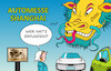 Cartoon: Automesse Shanghai (small) by Erl tagged politik,auto,automesse,shanghai,elektroauto,china,führung,deutschland,erfindung,benz,motorwagen,karikatur,erl
