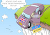 Cartoon: Autonomes Fahren (small) by Erl tagged auto,selbstfahrend,autonomes,fahren,fahrer,technik,ethikkommission,bedingungen,abwägung,leben,sachschaden,ethik,moral,recht,gesetz,empfehlung,verkehr,straßenverkehr,zukunft,mensch,brexit,großbritannien,gb,uk,austritt,eu,situation,verfahren,karikatur,erl