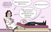 Cartoon: Baerbock Netanjahu (small) by Erl tagged politik,außenmimisterin,annalena,baerbock,besuch,israel,treffen,ministerpräsident,benjamin,netanjahu,feministische,außenpolitik,ruhe,besonnenheit,angriff,iran,gefahr,eskalation,karikatur,erl