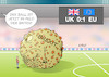 Cartoon: Ball ist bei den Briten (small) by Erl tagged politik,brexit,weich,austritt,grossbritannien,gb,uk,europäische,union,premierministerin,theresa,may,vertrag,unterschrift,sondergipfel,eu,zustimmung,parlament,unsicher,widerstand,gegner,brexiteers,hardliner,hart,konservative,partei,tories,misstrauensvotum,ball,feld,spielfeld,briten,kröte,schlucken,fußball,karikatur,erl