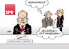 Cartoon: Bauchschmerzen (small) by Erl tagged spd,kanzlerkandidat,peer,steinbrück,herausforderer,umfrage,beliebtheit,bundeskanzlerin,angela,merkel,bauchschmerzen,norovirus,magen,darm,infekt