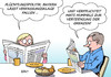 Cartoon: Bayern (small) by Erl tagged csu,flüchtlingspolitik,bundeskanzlerin,angela,merkel,kritik,drohung,verfassungsklage,rückzug,balkanroute,dicht,türkei,deal,fußball,fc,bayern,münchen,verpflichtung,transfer,bvb,abwehrspieler,mats,hummels,verteidiger,verteidigung,grenzen,karikatur,erl