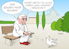 Cartoon: Benedikt (small) by Erl tagged politik,religion,glaube,kirche,katholisch,vatikan,papst,benedikt,verteidigung,zölibat,enthaltsamkei,verzicht,taube,heiliger,geist,parkbank,karikatur,erl