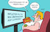 Cartoon: Bestätigung (small) by Erl tagged politik,wirtschaft,krise,freier,fall,inflation,rückgang,tankrabatt,nörgler,karikatur,erl