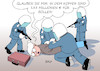 Cartoon: Böller (small) by Erl tagged silvester,böller,ausgaben,deutschland,133,millionen,euro,geld,koffer,innere,sicherheit,terror,anschlag,berlin,polizei,wachsamkeit,überwachung,silvesternacht,köln,karikatur,erl