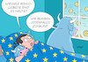 Cartoon: Böses Erwachen (small) by Erl tagged politik,corona,virus,pandemie,covid19,lockdown,öffnung,lockerung,zweite,welle,risikogebiet,risikogebiete,eu,europa,stier,zuhause,karikatur,erl