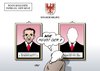 Cartoon: Brandenburg (small) by Erl tagged brandenburg,ministerpräsident,wechsel,matthias,platzeck,dietmar,woidke,unbekannt,farblos,spd,bild,galerie,portrait