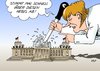 Cartoon: Bundestag (small) by Erl tagged eu,euro,schulden,krise,bank,banken,rettung,rettungsschirm,erweiterung,hebel,hebelwirkung,bundestag,abstimmung,eile,bundeskanzlerin,angela,merkel