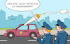 Cartoon: Cannabis-Regeln im Verkehr (small) by Erl tagged politik,drogen,cannabis,freigabe,regeln,verkehr,straßenverkehr,auto,thc,tetrahydrocannabinol,grenzwert,dreieinhalb,nanogramm,pro,milliliter,blut,führerschein,entzug,polizei,joint,karikatur,erl