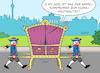 Cartoon: Charles und Camilla in Berlin (small) by Erl tagged politik,monarchie,könig,charles,königin,camilla,großbritannien,gb,uk,besuch,deutschland,berlin,bundesregierung,ampel,streit,kompromiss,klimaschutz,klimaneutralität,mobilität,sänfte,karikatur,erl