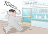 Cartoon: Chefdiplomat Gabriel (small) by Erl tagged sigmar,gabriel,spd,wechsel,wirtschaftsminister,wirtschaftsministerium,außenminister,außenministerium,chefdiplomat,diplomat,diplomatie,porzellan,fein,elefant,porzellanladen,benjamin,blümchen,karikatur,erl