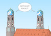 Cartoon: Corona in München (small) by Erl tagged politik,corona,virus,pandemie,zweite,welle,anstieg,fallzahlen,münchen,maßnahmen,masken,maskenpflicht,abstand,liebfrauenkirche,frauenkirche,frauentürme,bayern,karikatur,erl