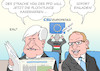 Cartoon: CSU Europatag (small) by Erl tagged csu,klausur,kloster,seeon,europatag,gast,viktor,orban,ministerpräsident,ungarn,rechtspopulismus,europafeindlich,flüchtlingspolitik,abschreckung,abschottung,signal,wähler,landtagswahl,afd,zurückgewinnen,absolute,mehrheit,österreich,vizekanzler,strache,fpö,vorschlag,kasernierung,flüchtlinge,seehofer,dobrindt,karikatur,erl