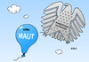 Cartoon: CSU Maut (small) by Erl tagged csu,pkw,maut,ausländer,wahlkampf,regierung,gesetz,eu,recht,bundestag,gutachten,juristen,bundesadler,krallen,luftballon,platzen,verkehrsminister,dobrindt,ministerpräsident,seehofer,bayern