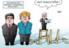 Cartoon: CSU Maut (small) by Erl tagged csu,pkw,maut,ausländer,eu,autobahn,landstraße,bundesstraße,kreisstraße,straße,ausnahmen,auto,wahlkampf,gesicht,wahren,koalition,augenhöhe,gabriel,merkel,seehofer,murks