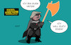Cartoon: Darth Versöhner (small) by Erl tagged politik,usa,wahlkampf,wahl,präsidentschaft,kandidat,republikaner,donald,trump,attentat,überleben,innehalten,ankündigung,rede,versöhnung,versöhnen,einen,realität,spaltung,spalten,axt,starwars,darth,vader,lichtschwert,vater,volk,karikatur,erl