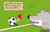 Cartoon: Das andere Sommermärchen (small) by Erl tagged politik,sport,fußball,europameisterschaft,em,2024,deutschland,politisches,statement,türkischer,nationalspieler,wolfsgruß,erkennungszeichen,graue,wölfe,türkei,nationalismus,rechtsextremismus,sperre,rote,karte,ball,wolf,sommermärchen,rotkäppchen,karikatur,erl