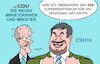 Cartoon: Das war klar (small) by Erl tagged politik,koalition,regierung,merz,ministerinnen,minister,cdu,csu,söder,einmischung,kritik,karikatur,erl