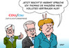 Cartoon: De Maiziere Merkel Seehofer (small) by Erl tagged flüchtlinge,deutschland,regierung,koalition,cdu,csu,spd,merkel,seehofer,streit,einigung,de,maiziere,konfrontation,autorität,zweifel,vollstes,vertrauen,karikatur,erl