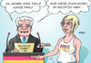 Cartoon: Deutsche Einheit (small) by Erl tagged tag,der,deutschen,einheit,deutschland,wiedervereinigung,1990,brd,ddr,26,jahre,jubiläum,schatten,rechtspopulismus,rechtsextremismus,gewalt,flüchtlingsheime,afd,zuckung,rechts,arm,bundespräsident,joachim,gauck,karikatur,erl