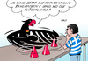 Cartoon: Deutschland Griechenland (small) by Erl tagged deutschland,griechenland,schulden,krise,drittes,reich,besetzung,besatzung,reparation,wiedervereinigung,friedensvertrag,zwei,plus,vier,trick,hütchenspieler,eu,flüchtlingspolitik,flüchtlinge,bürgerkrieg,syrien,ankunft,bundesadler,flagge,karikatur,erl