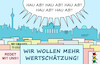 Cartoon: Dialog (small) by Erl tagged politik,bundesregierung,ampel,haushalt,urteil,karlsruhe,schuldenbremse,haushaltsloch,sparen,kürzung,agrardiesel,bauern,proteste,traktor,transparent,wertschätzung,dialog,hau,ab,rufe,politiker,scholz,özdemir,lindner,karikatur,erl