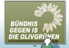 Cartoon: Die Grünen (small) by Erl tagged bündnis,90,die,grünen,grüne,partei,pazifismus,kampf,terror,is,staat,kalifat,krieg,angriff,militär,bodentruppen,vorschlag,katrin,göring,eckardt,bundeswehr