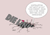 Cartoon: Die Linke (small) by Erl tagged politik,partei,die,linke,streit,hessen,missbrauch,sexuelle,nötigung,meeto,übernahme,verantwortung,bundesvorsitzende,susanne,hennig,wellsow,doppelspitze,janine,wissler,allein,parteispitze,karikatur,erl