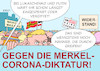 Cartoon: Diktatur (small) by Erl tagged politik,corona,pandemie,maßnahmen,einschränkung,grundrechte,wissenschaft,virologie,demonstration,coronademo,verschwörungstheorie,leugnung,gefährlichkeit,ablehnung,masken,maulkorb,merkel,diktatur,esotherik,rechtsextremismus,belarus,lukaschenko,gegner,verhaftung,vergiftung,kritiker,russland,putin,karikatur,erl